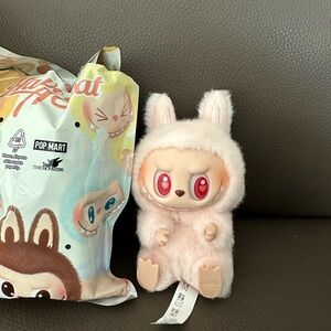 Pop Mart The Monsters Have A Seat Dada Labubu Plush Blind Box Pendant Keychain